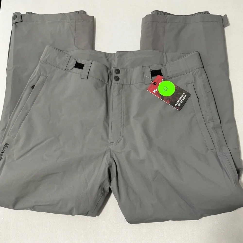 Moosejaw Men's Gray Insulated Ski Snowboard Pants Size XL NWT